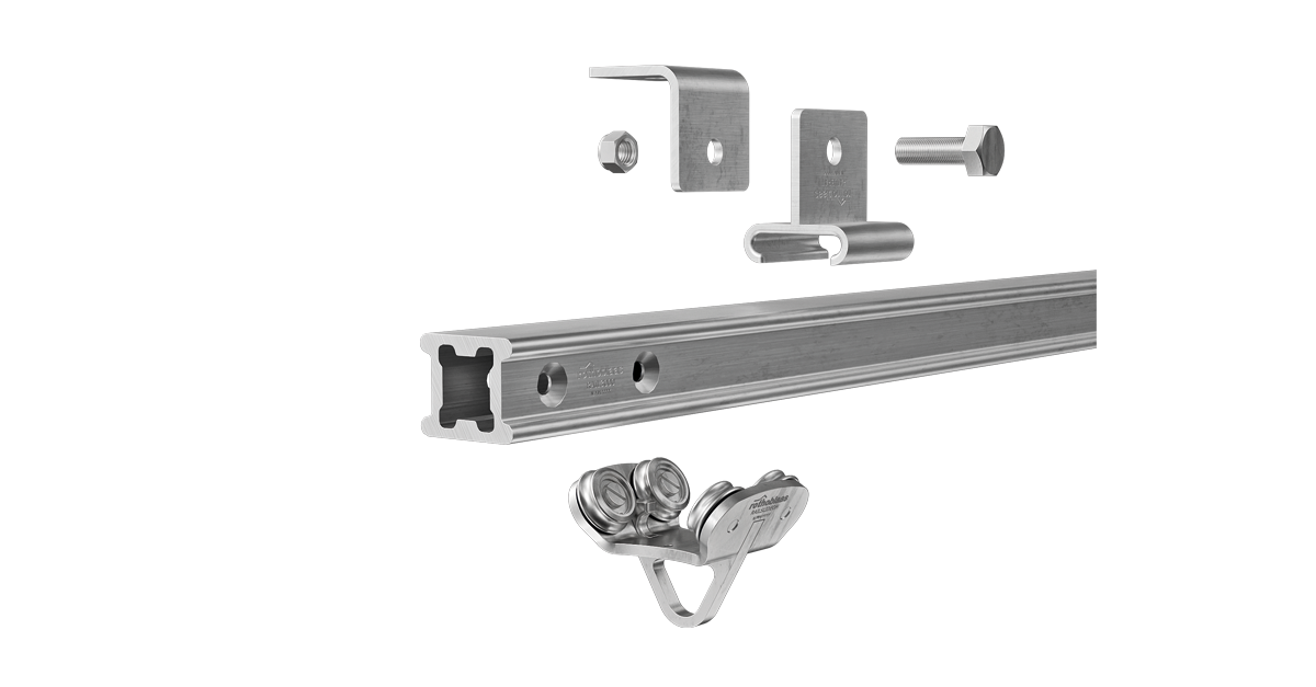 SISTEMA DE RIEL PARA USO HORIZONTAL Y VERTICAL | H-RAIL | Rohoblaas