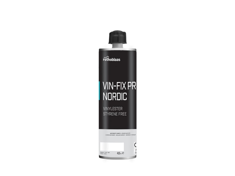 anclaje químico viniléster para bajas temperaturas